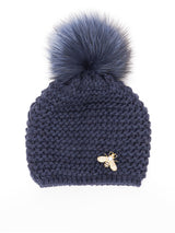 Mützen & Caps NORTON Mütze mit Fellbommel Blau (59) ONESIZE