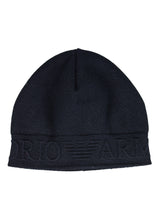 Mützen & Caps EMPORIO ARMANI Mütze mit erhabenem Logo Blau (00035) ONESIZE