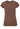 Jersey PATRIZIA PEPE T-Shirt aus Jerseyqualität Braun (B825)