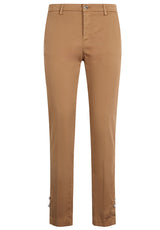 Hosen LIU.JO Hose mit Knopf-Details Braun (71320)
