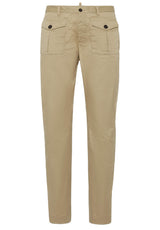 Hosen DSQUARED2 Chino-Hose mit aufgesetzten Taschen Beige (111)