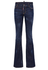 Jeans DSQUARED2 Jeans mit ausgestelltem Bein Blau (470)