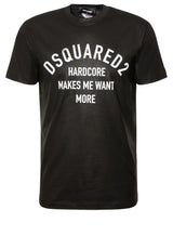 Jersey DSQUARED2 T-Shirt mit Print Schwarz (900)