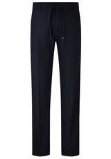 Hosen Bogner Hose aus Woll-Flanell Blau (464)