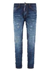 Jeans DSQUARED2 Jeans mit Whiskering-Effekten Blau (470)