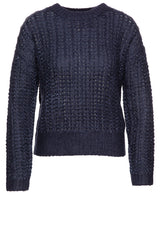 Pullover & Strickjacken CAT NOIR Pullover aus Grobstrick Blau (69)