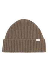 Mützen & Caps Les Deux Beanie mit dezenter Label-Flag Braun (826) ONESIZE