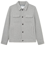 Jacken & Mäntel Les Deux Twilljacke Nash aus Wollmix Grau (320)