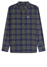Hemden FRED PERRY Hemd aus Schottenkaro Blau (143)