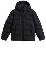 Jacken & Mäntel WOOLRICH Daunenjacke aus Stretchnylon mit mattem Finish Schwarz (100)