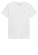 Jersey Les Deux T-Shirt Brady Flowermarket Weiß (201)