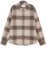 Produktbild 1 von Les Deux Overshirt mit Karomuster in Beige.