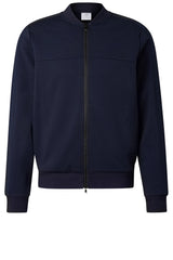 Sweat Bogner Sweatjacke mit College-Kragen Blau (464)