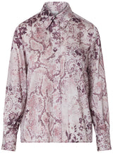 Blusen & Tuniken LIU.JO Bluse mit Allover-Paisley-Muster Rosa (L9158)