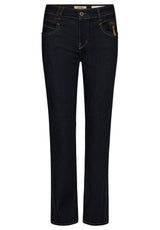 Produktbild 1 von MOS MOSH Jeans Carla Naomi mit hohem Bund in Blau.