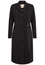 Produktbild 1 von MOS MOSH Kleid mit Reverkragen und eingesetzten Taschen in Schwarz.