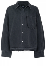 Produktbild 1 von ELIAS RUMELIS Jeansshirt mit Druckknöpfen in Grau.