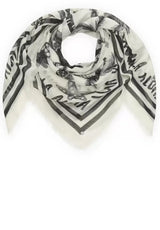 Schals & Tücher Codello Tuch mit Strand-Motiv Weiß (WHI2) ONESIZE