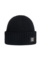 Produktbild 1 von DSQUARED2 Mütze mit Logo-Patch in Schwarz.