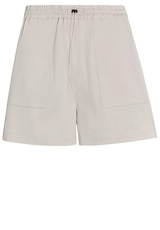 Hosen ALPHA TAURI Shorts mit elastischem Bund Cremefarben (Q201)