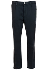 Hosen Goldgarn Hose mit Paspeltaschen Blau (1100)