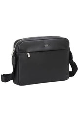 Produktbild 1 von HUGO BOSS BLACK Tasche Ray mit metallischem Logo in Schwarz.