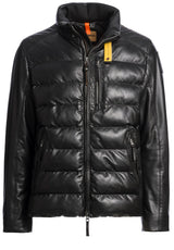 Produktbild 1 von PARA JUMPERS Steppjacke Ernie aus Leder in Schwarz.