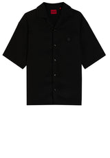 Hemden HUGO Hemd Espino Schwarz (001)