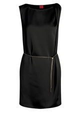 Kleider HUGO Kleid Koberi mit Taillengürtel Schwarz (001)