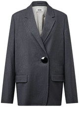 Produktbild 1 von DRYKORN Blazer Shenton mit übergroßem Knopf in Grau.