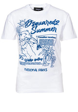 Jersey DSQUARED2 T-Shirt Just Right Weiß (100)