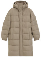 Produktbild 1 von HUGO BOSS BLACK Steppmantel Carpa mit verstellbarer Kapuze in Braun.