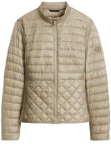 Produktbild 1 von HUGO BOSS BLACK Hybrid-Daunenjacke Pesic mit glänzender Oberfläche in Beige.