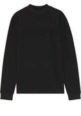 Produktbild 1 von HUGO BOSS ORANGE Langarmshirt Shadows aus Baumwoll-Jersey in Schwarz.