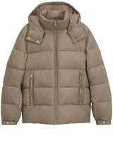 Produktbild 1 von HUGO BOSS BLACK Steppjacke Colter mit verstellbarer Kapuze in Braun.