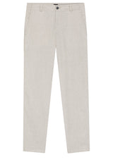 Hosen HUGO BOSS ORANGE Hose Sanderson aus Leinen-Mix Grau (070)