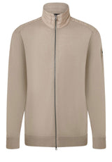 Pullover & Strickjacken BELSTAFF ENGLAND Strickjacke mit bahnengesteppter Schulterverstärkung Beige (Dark Sand)