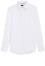 Hemden HUGO BOSS BLACK Hemd Hank aus Performance-Stretch-Jersey Weiß (100)