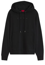 Produktbild 1 von HUGO Hoodie Devrohood mit Print auf der Rückseite in Schwarz.