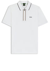 Jersey HUGO BOSS GREEN Poloshirt Philix Weiß (100)