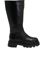 Produktbild 1 von BLAUER USA Stiefel mit Label-Plakette in Schwarz.
