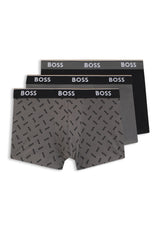 Bodywear HUGO BOSS BLACK Trunk 3P Power Desig 10276514 Schwarz (060)