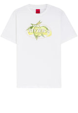 Jersey HUGO T-Shirt Vintage Weiß (100)