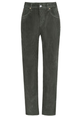 Hosen TRUE RELIGION Hose aus Cord mit ausgeformtem Beinverlauf Grün (OLIVE)