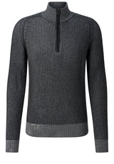 Pullover & Strickjacken Bogner Troyer aus Kaschmir und Schurwolle Grau (021)