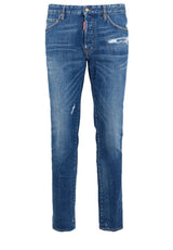Produktbild 1 von DSQUARED2 Jeans mit Destroyed-Effekten in Blau.