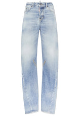 Jeans DSQUARED2 Jeans mit bogenförmigen Bein Blau (470)
