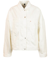 Jeans TRUE RELIGION Jeansjacke mit Kellerfalte auf der Rückseite Weiß (1700)