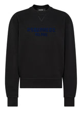 Pullover & Strickjacken DSQUARED2 Pullover mit Logo-Print Schwarz (974)
