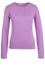 Produktbild 1 von HERZENSANGELEGENHEIT Feinstrickpullover in softer Kaschmir-Qualität in Violett.
